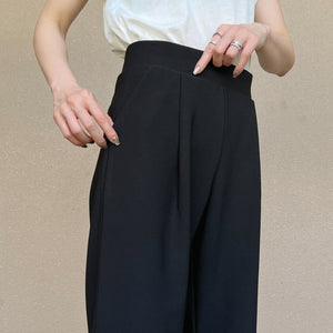 セミワイドスムースパンツ